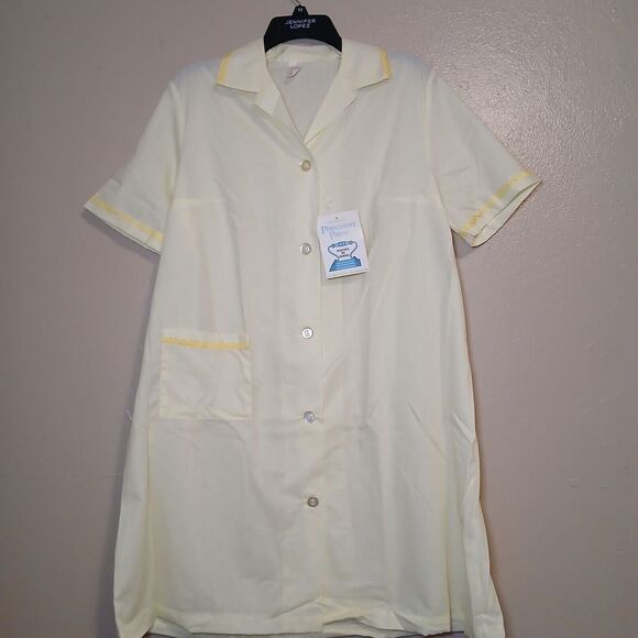 Vintage Nightgown Large Springmaid Perma Press‎ Lace Trim 60s 70s Deadstock NWT - Picture 1 of 13